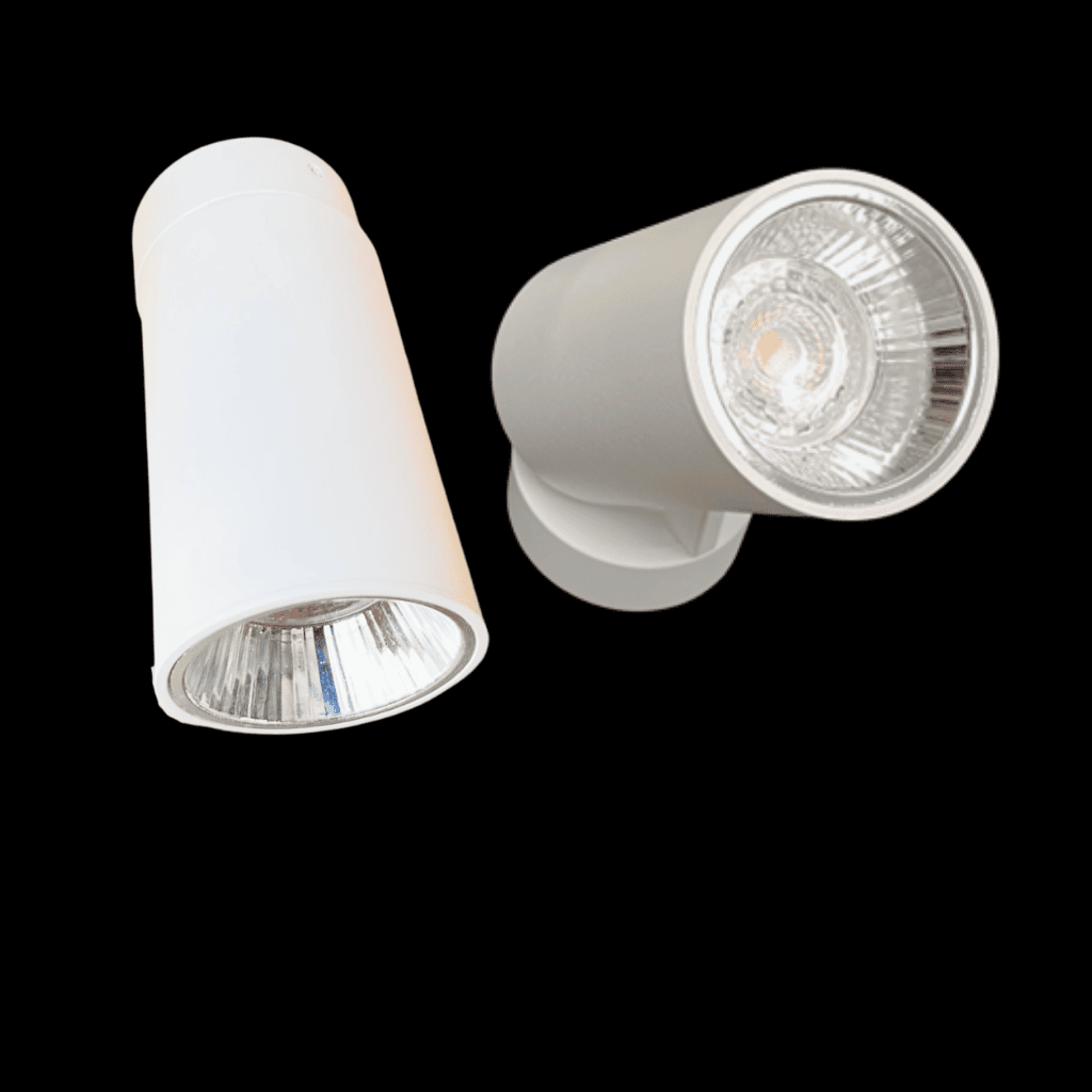 BASE MR16 SOBREPONER CIRCULAR BLANCA 73*150MM