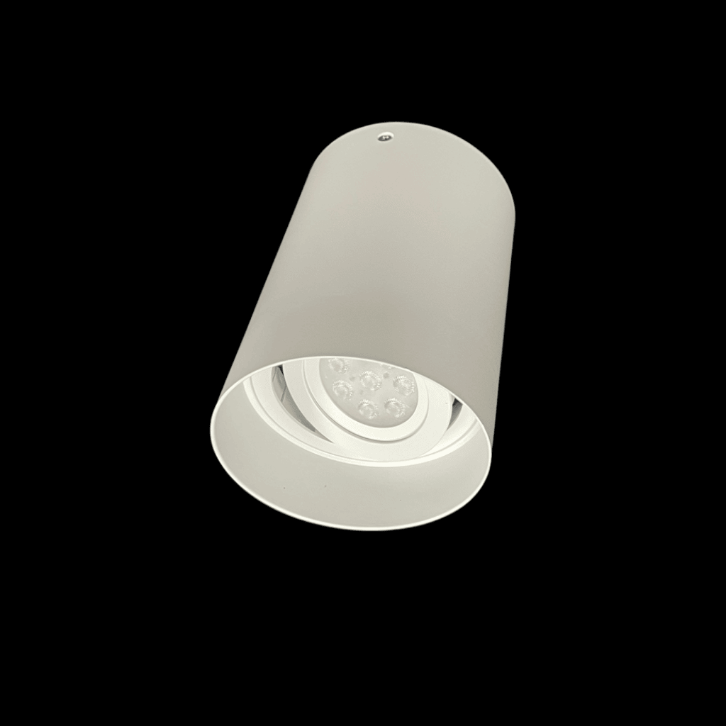 BASE PAR 20 SOBREPONER CIRCULAR BLANCO D110*150MM (GL520016WH)