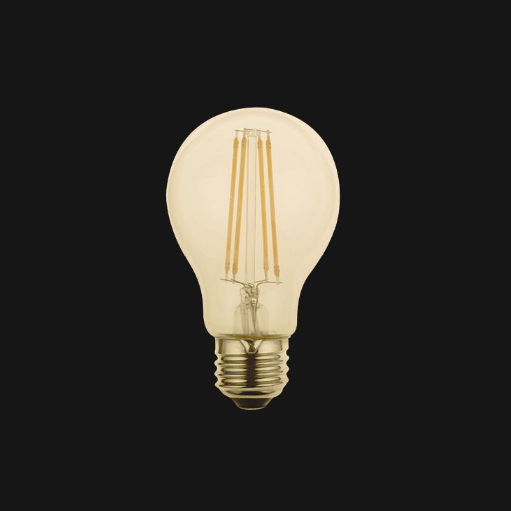 BULBO LED FILAMENTO A60 5.5W 2000K AMBAR