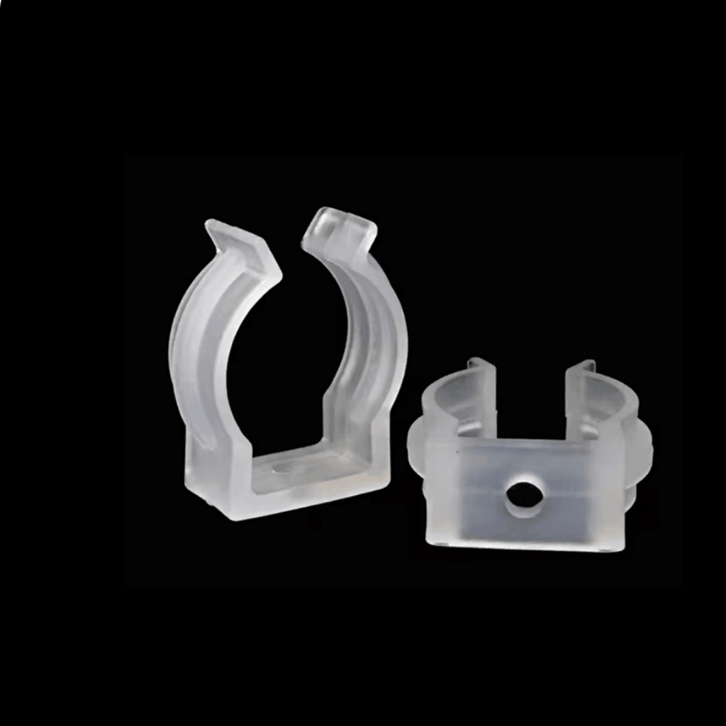 CLIP PVC PARA MANGUERA LED 360 22MM