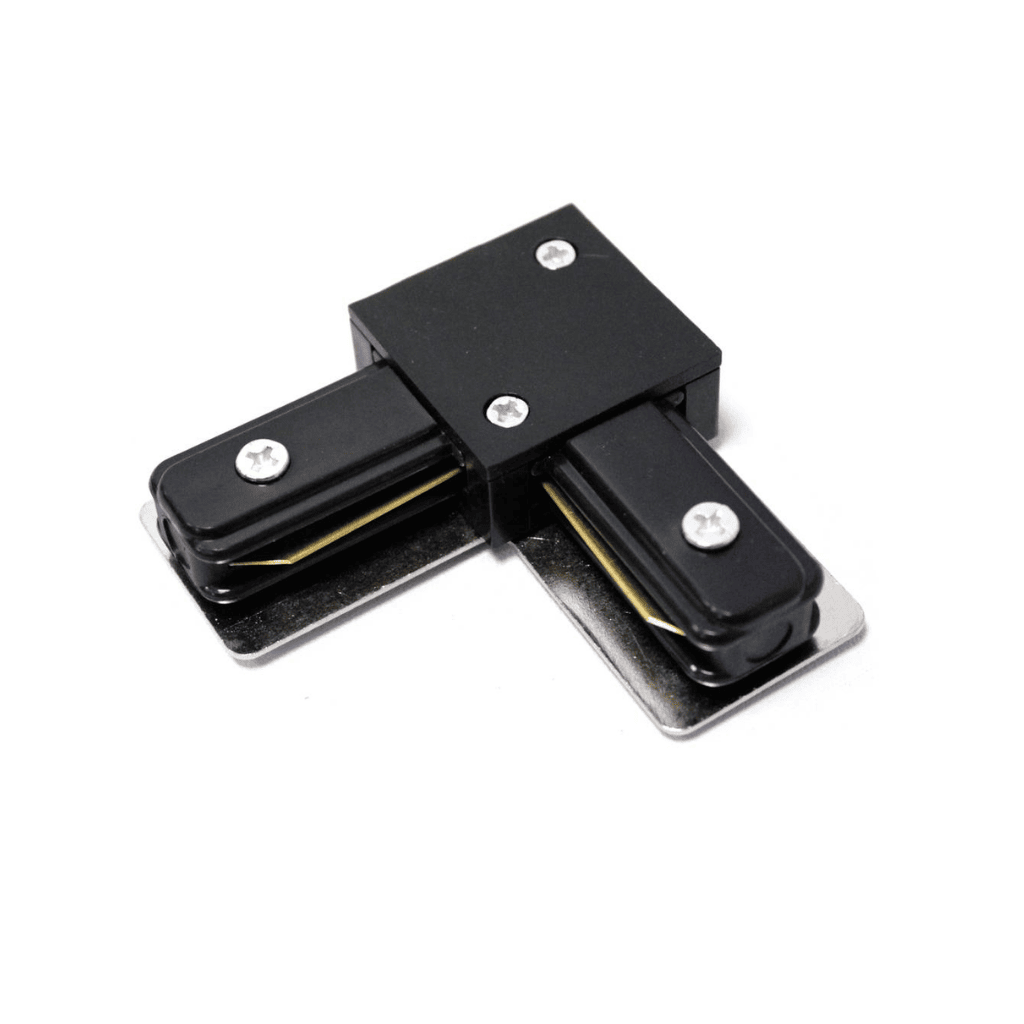 CONECTOR NEGRO EN L PARA RIEL
