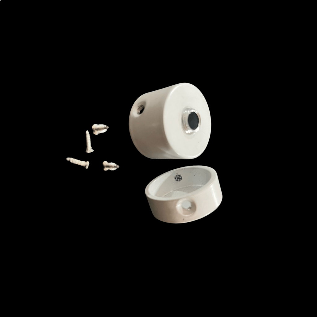 KIT DE TAPAS DE EXTREMO PARA MANGUERA LED 22MM BLANCO