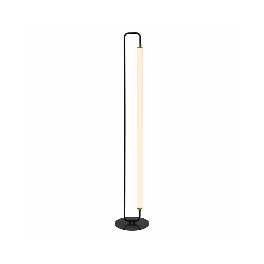 LAMPARA DE PIE NOVA 1445MM 24W NEGRA DIM