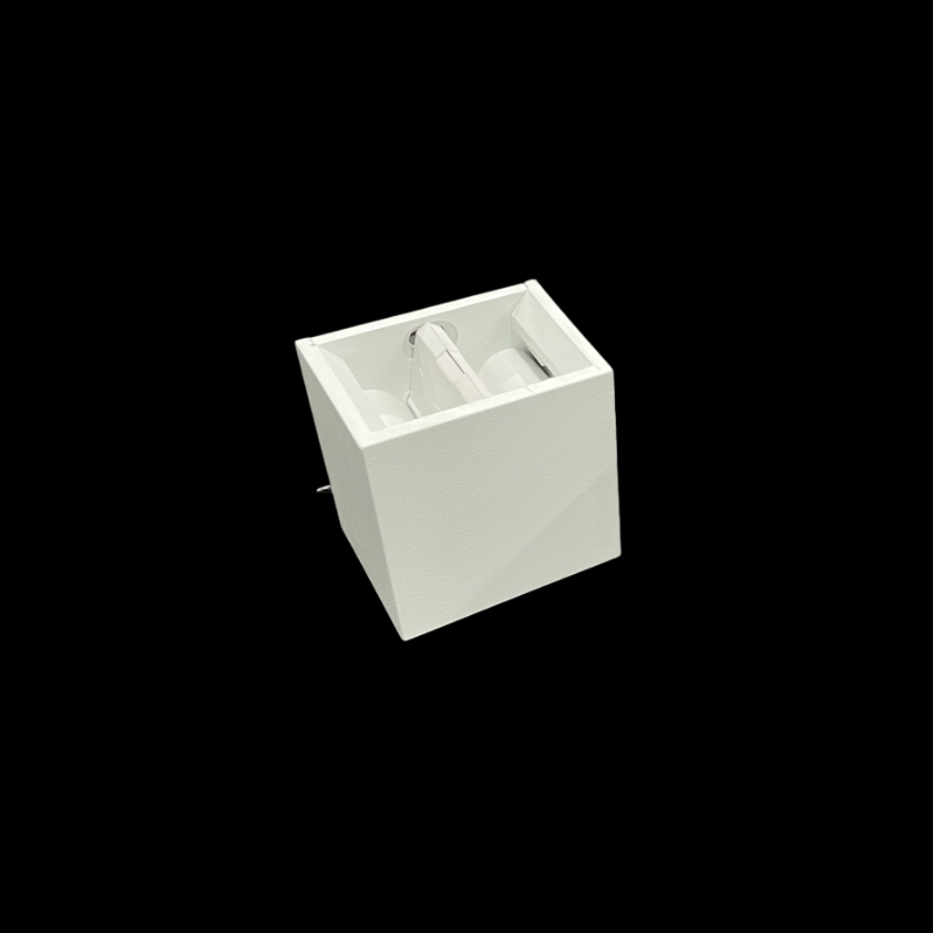 LAMPARA LED 2W 2 CARAS BLANCA MINICUBO IP65 3000K