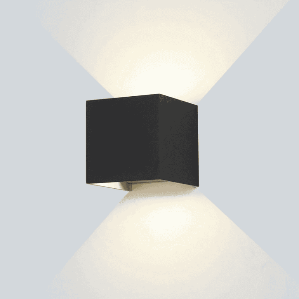 LAMPARA LED 6W 2 CARAS NEGRO IP65 3000K