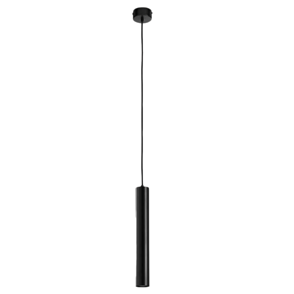LAMPARA MR16 NEGRO 60X300 COLGANTE