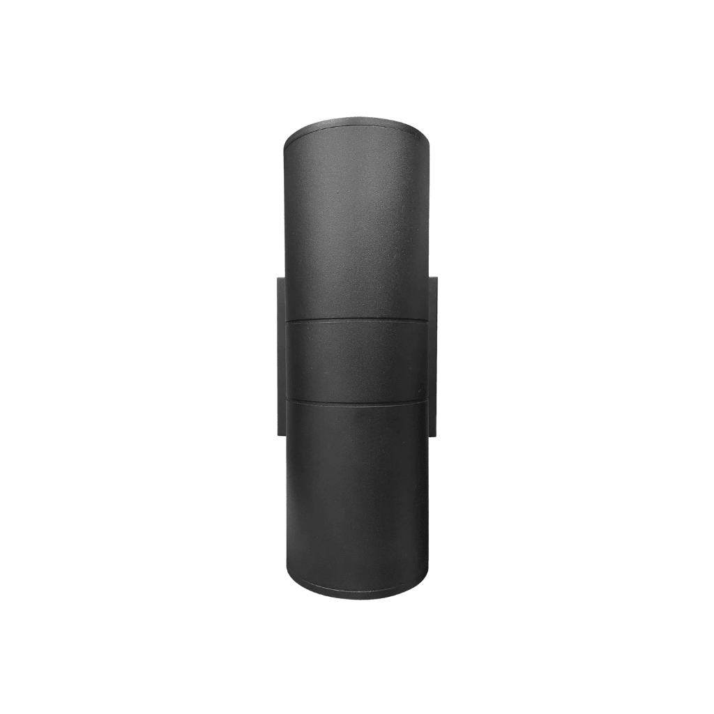 LAMPARA NEGRO DOS SALIDAS E27 IP54
