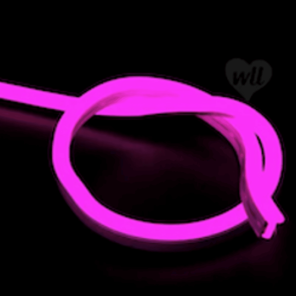 NEON FLEX LETRERO 2835 IP65 1M 12V MORADO 120L/M 6*12MM