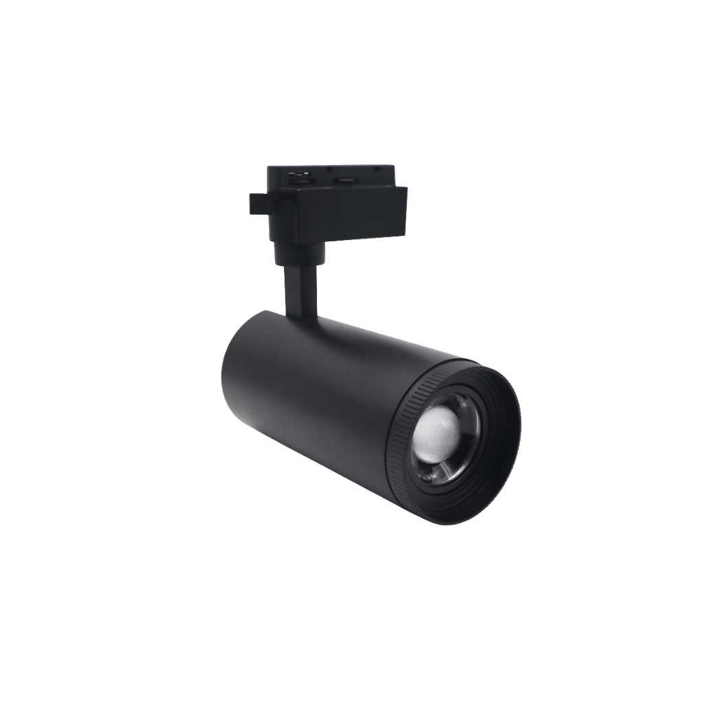 SPOT LED NEGRO 10W P/RIEL AJUSTABLE