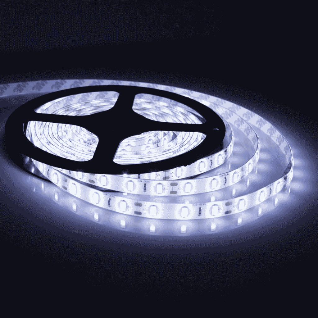 TIRA LED 3528 IP20 5M BLANCO BOLSA ANTI 12V