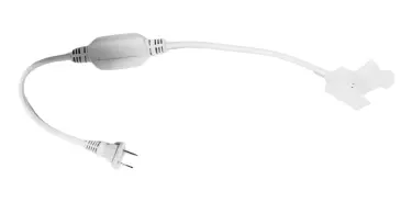 CONECTOR CON CABLE SIN ENCHUFE NEON FLEX 110V 16*16MM