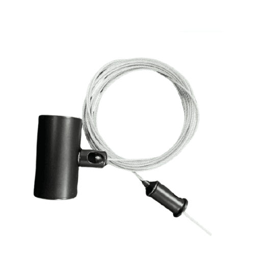 [ACPUMLR22B] ACCESORIO PARA COLGAR Y UNIR MANGUERA LED CIRCULAR 22MM CABLE DE 3M BLANCO