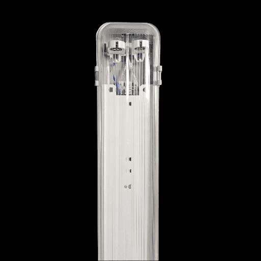 [BAPH1200D] BASE P/T LED 1.2M 2 T C/POLVO Y HUMEDAD