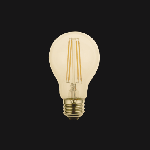 [A19LFA] BULBO LED FILAMENTO A60 5.5W 2000K AMBAR