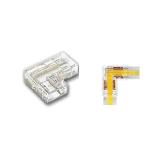 [CONL24VTLW8M] CONECTOR EN L PARA TIRA LED 24V 8MM