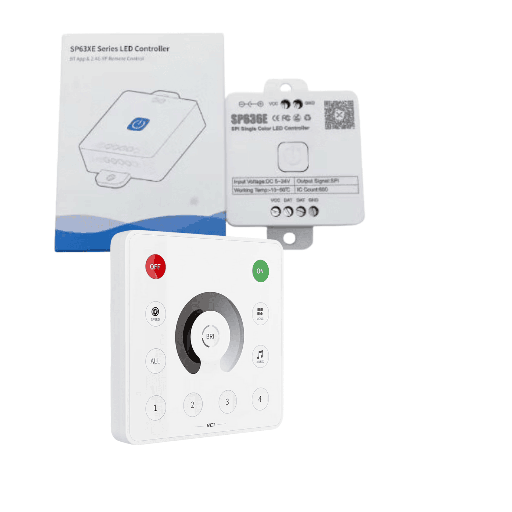 [KIT-PIX] CONTROLADOR TIRA PIXEL 1 COLOR MAX 75M