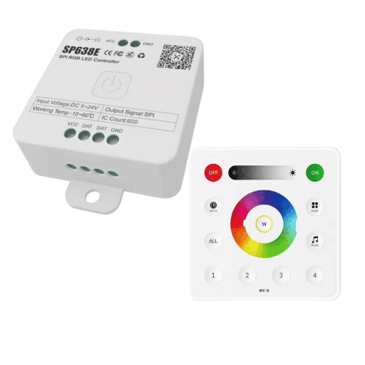 [KIT-PIXRGB] CONTROLADOR TIRA PIXEL RGB 60M