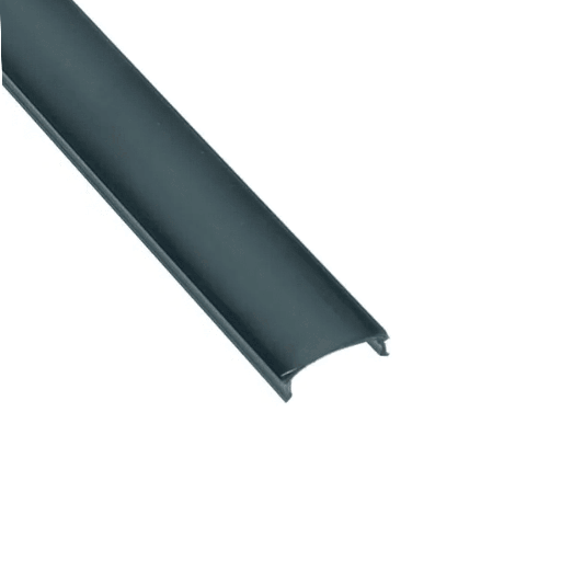 [D-1M1818N] DIFUSOR PARA PERFIL DE ALUMINIO 1M*18*18MM NEGRO