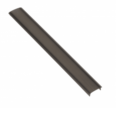 [D-1M2407N] DIFUSOR PARA PERFIL DE ALUMINIO 1M*24*07MM NEGRO