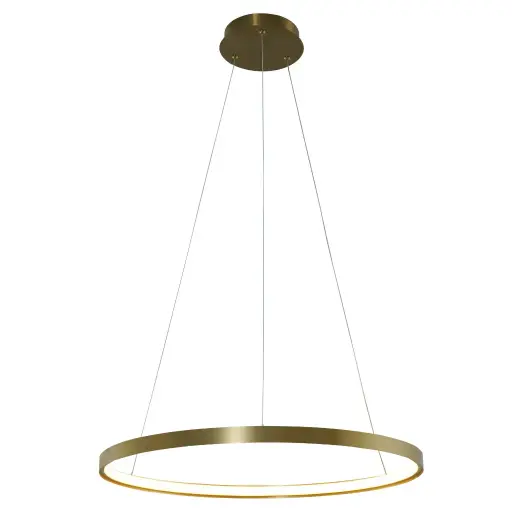 [LDC-SC28WD] LAMPARA SUSPENDIDA MERCURIO 800MM 28W DORADA CCT+DIM