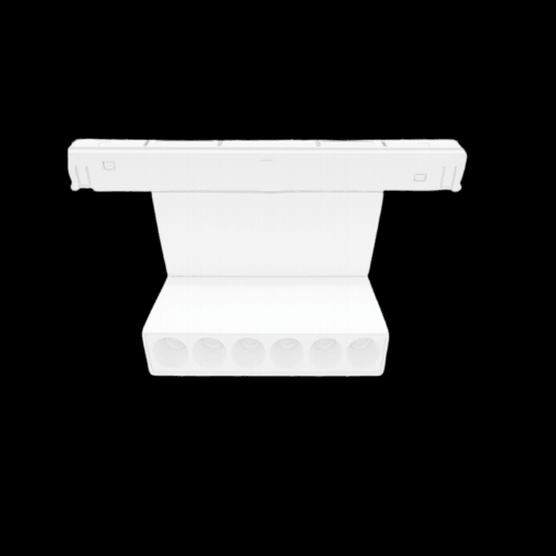 [MLB-6WBSDB] LAMPARA MAGNETICA BARRA SPOT DIRIGIBLE 6W DIMMER AJUSTABLE 3,000-6,000K 24º BLANCO