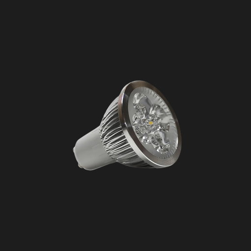 [MR16AMAL3W] MR16 LED AMARILLO LATHE 3X1W