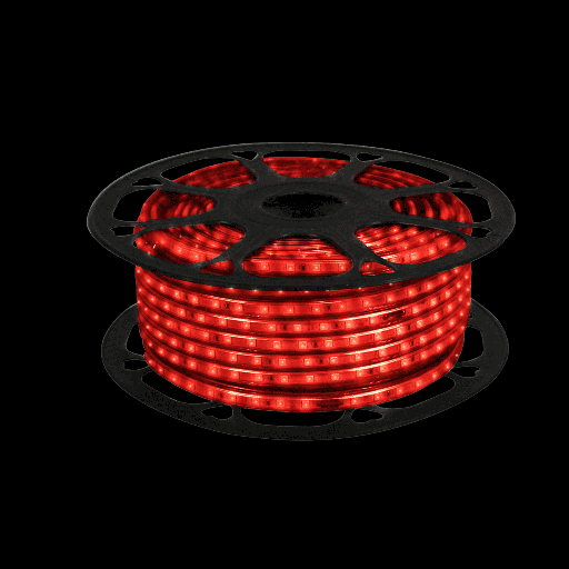 [ML50I67-50RR] MANGUERA LED 5050 IP67 50M ROLLO 60L/M 110V ROJO