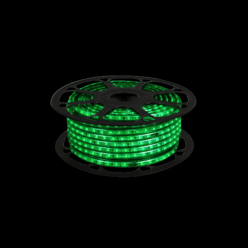 [ML50I67-50RV] MANGUERA LED 5050 IP67 50M ROLLO 60L/M 110V VERDE