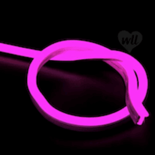 [NF28I65L-1MRMO] NEON FLEX LETRERO 2835 IP65 1M 12V MORADO 120L/M 6*12MM