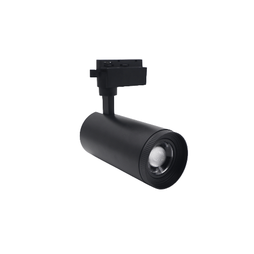 [KX-130NE] SPOT LED NEGRO 10W P/RIEL AJUSTABLE