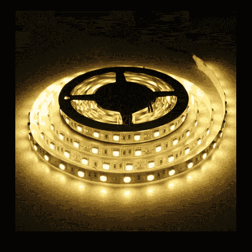 [TL35I65-5MKAMA] TIRA LED 3528 IP65 5M AMARILLO 60L/M KIT 12V