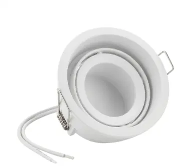 [BERADB] BASE DE EMPOTRAR MR16 CIRCULAR ALUMINIO DIRIGIBLE BLANCA