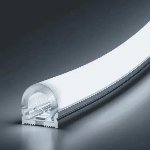 [NFW28I65-1MRBLA] NEON FLEX 2835 IP65 1M 110V 6500K 9W/M 16*16MM