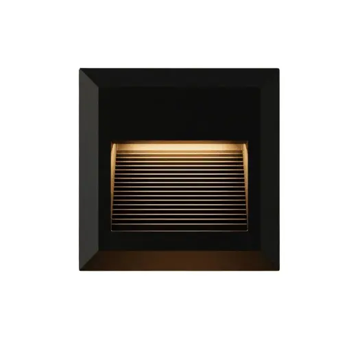 [INW2WAMAN] LUMINNARIA NEGRA PARA PARED 2W AMARILLO 3000K