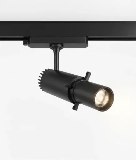 [GL5920211NAMA] SPOT LED NEGRO 10W P/RIEL ATENUABLE ANGULO AJUSTABLE EN FIGURAS 3000K